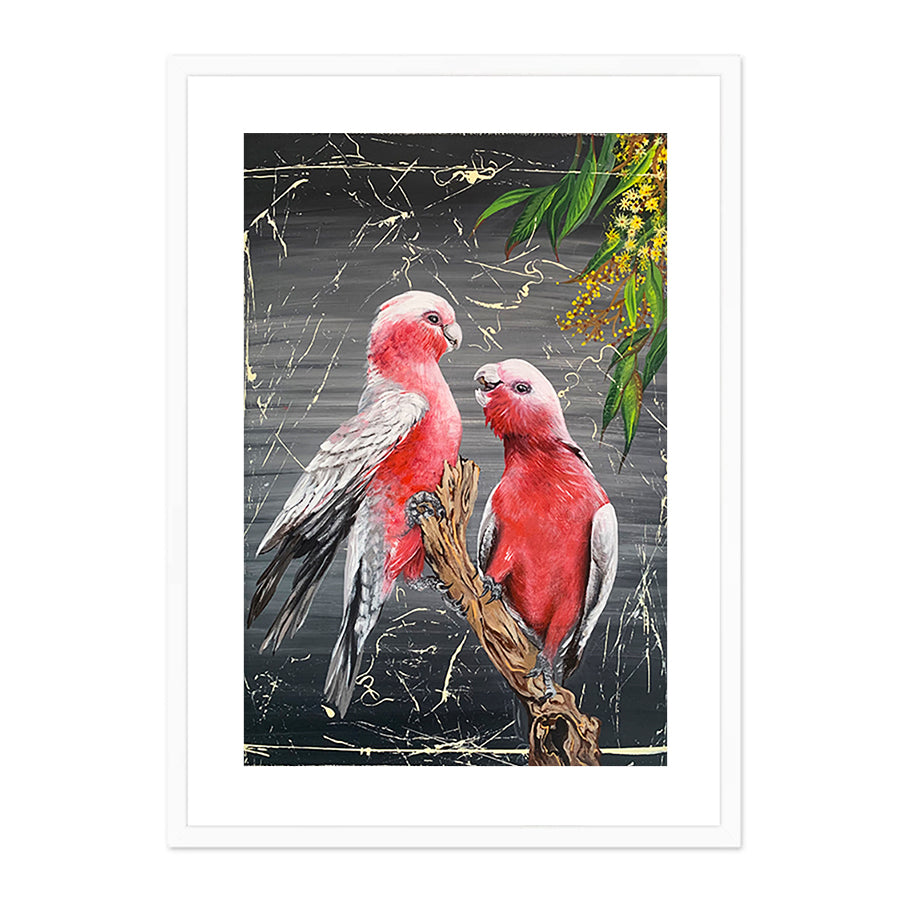 Chatty Galahs by Louisa-Jane