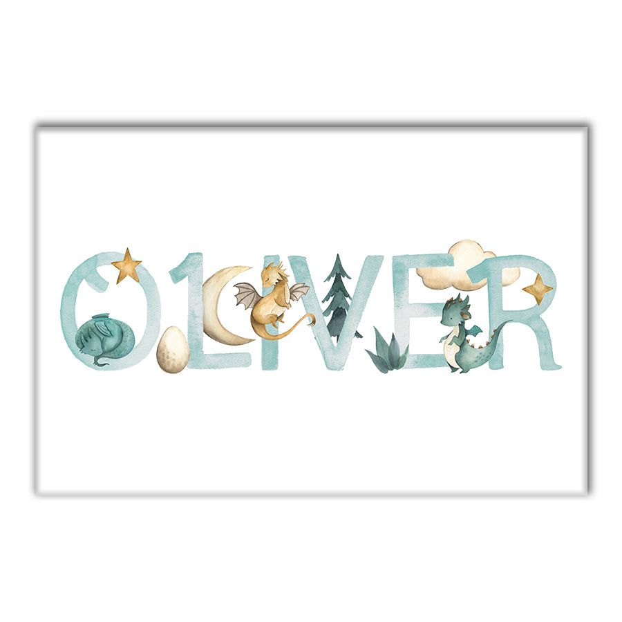 Name Prints - Dragons