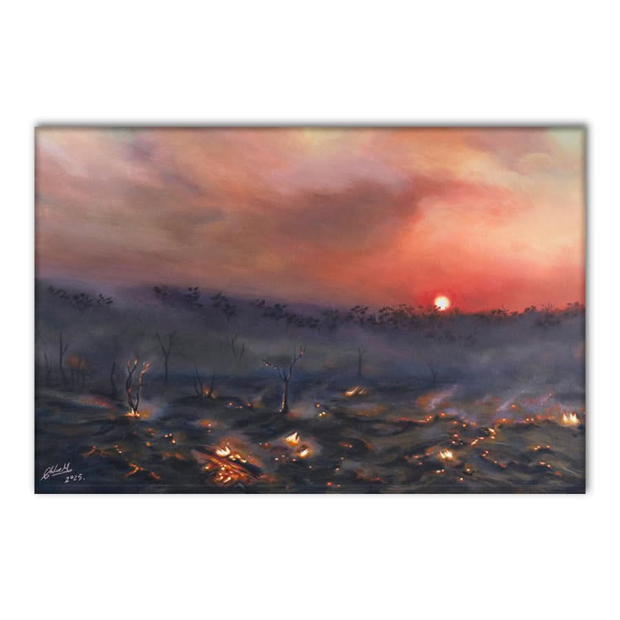 Sunset on Fire by Chloe Matthews