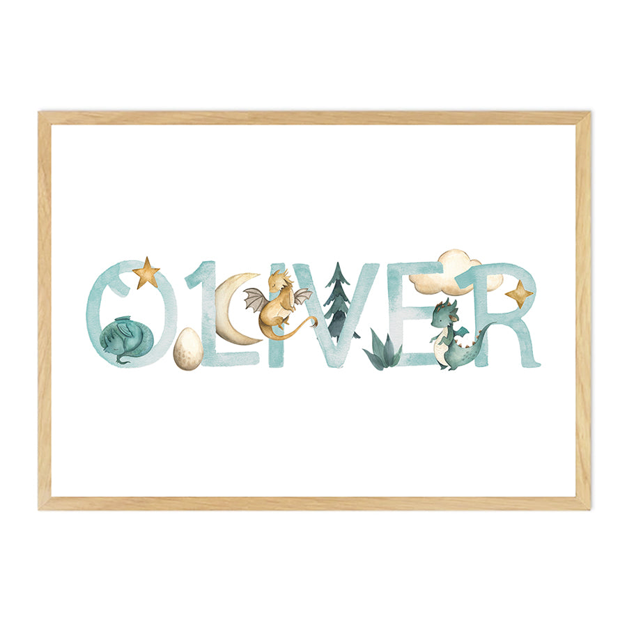 Name Prints - Dragons