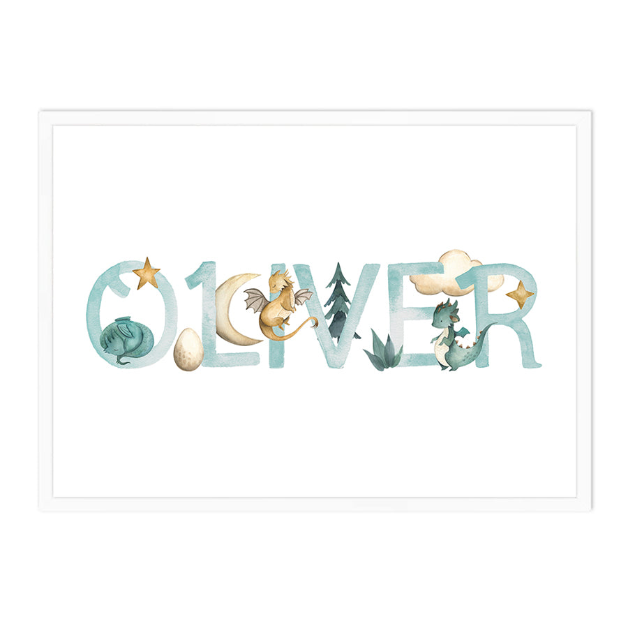 Name Prints - Dragons