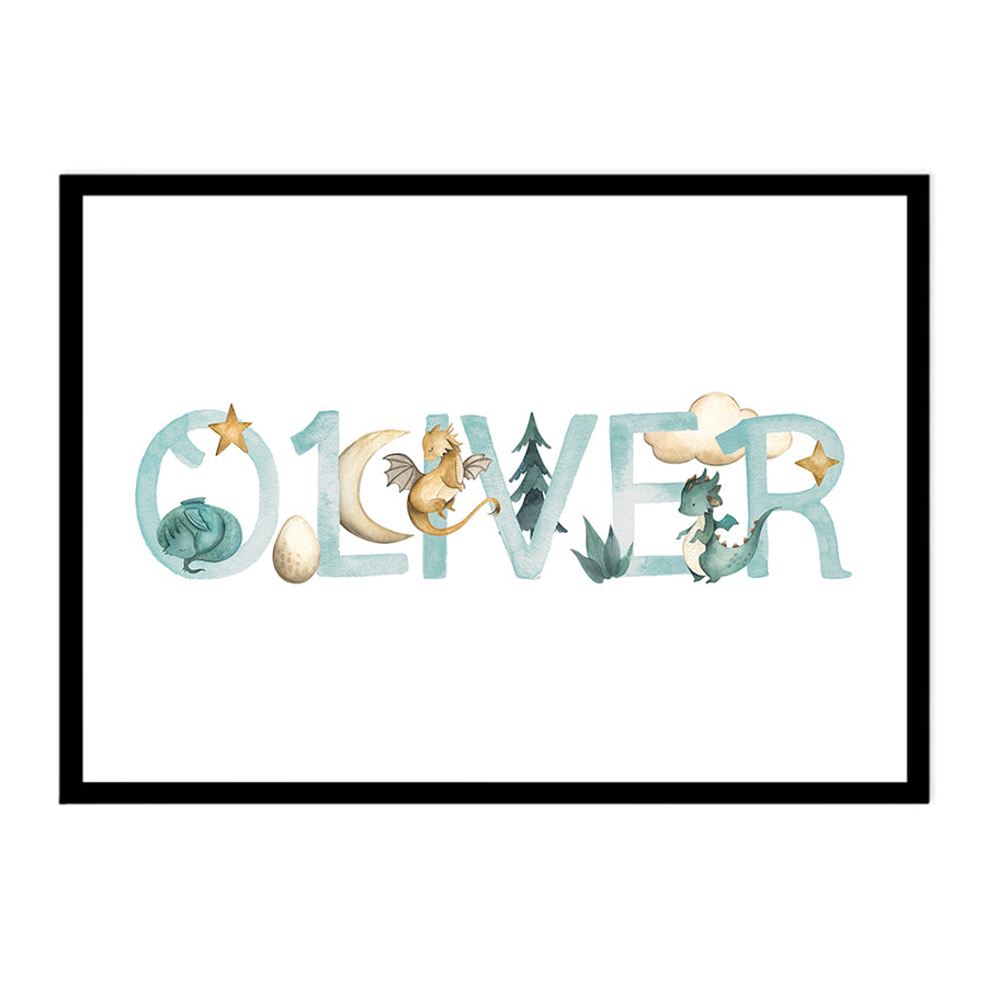 Name Prints - Dragons