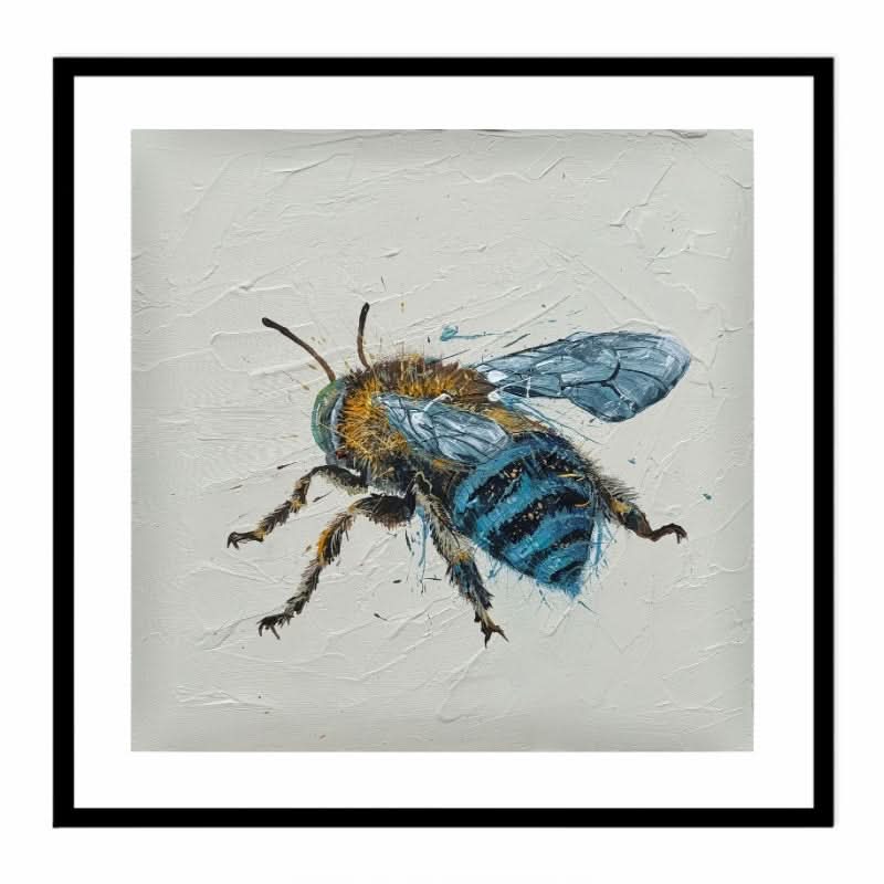 Blue-Banded Bee by Louisa-Jane