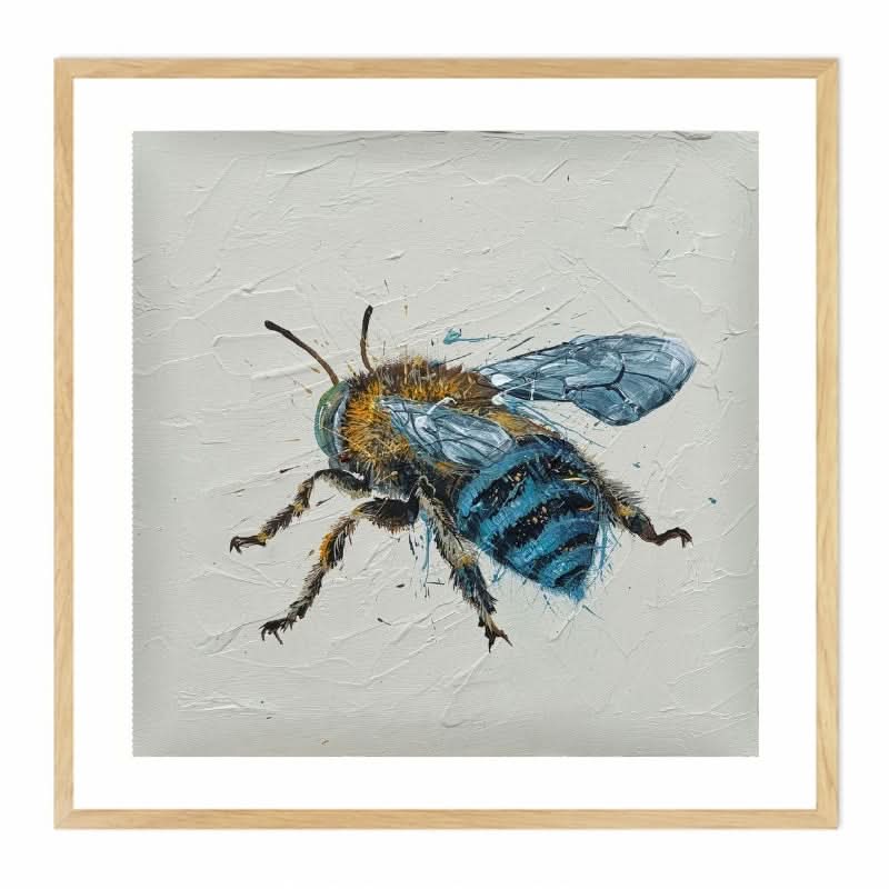 Blue-Banded Bee by Louisa-Jane