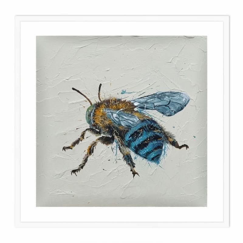 Blue-Banded Bee by Louisa-Jane