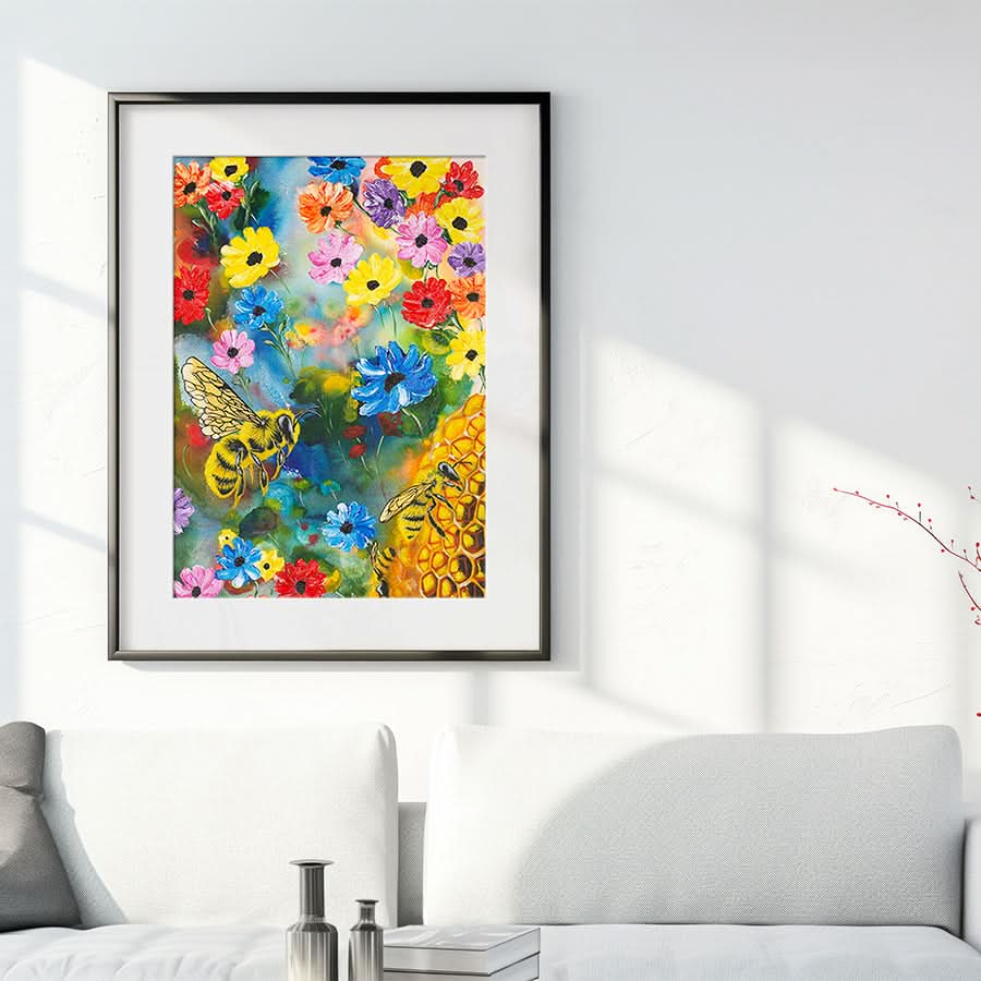 Bee Garden by Carol Perry