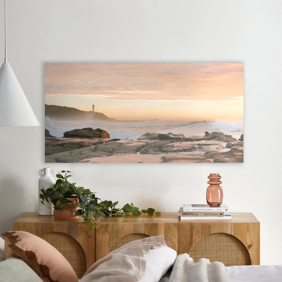 Peachy Sunrise, Norah Head by Christie Johnston