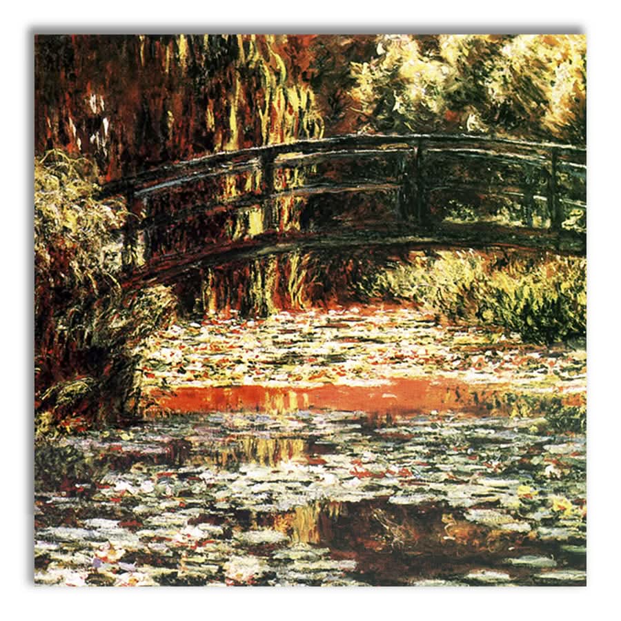 Japanese Bridge in Giverny by Claude Monet