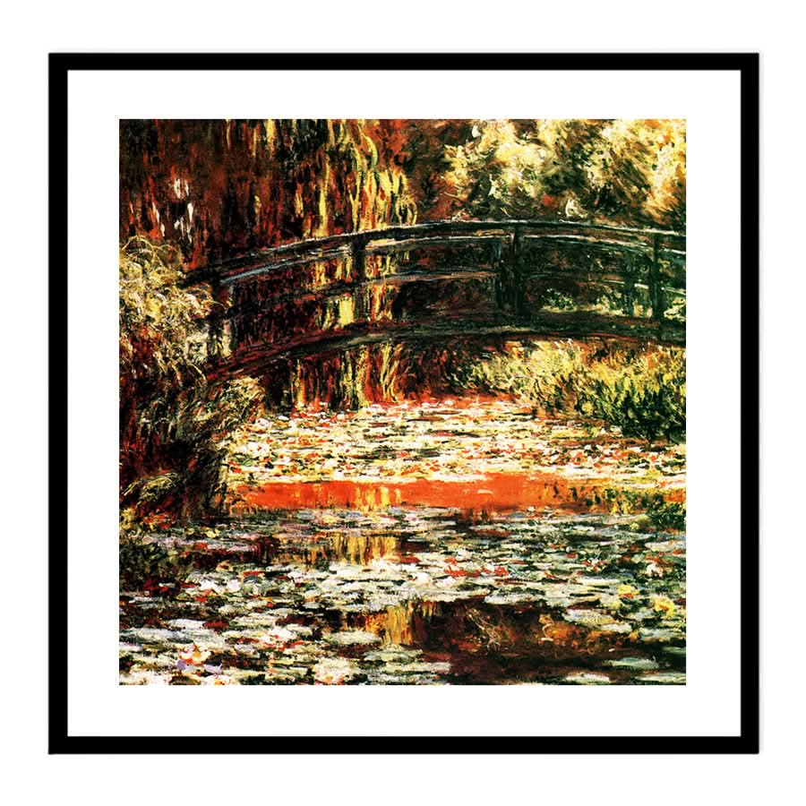 Japanese Bridge in Giverny by Claude Monet
