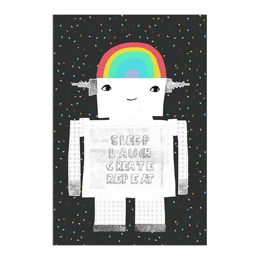 Sleep Laugh Create Repeat by Treechild