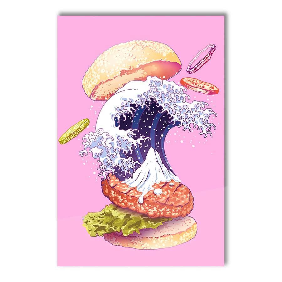 Kanagawa Burger by Adam Lawless