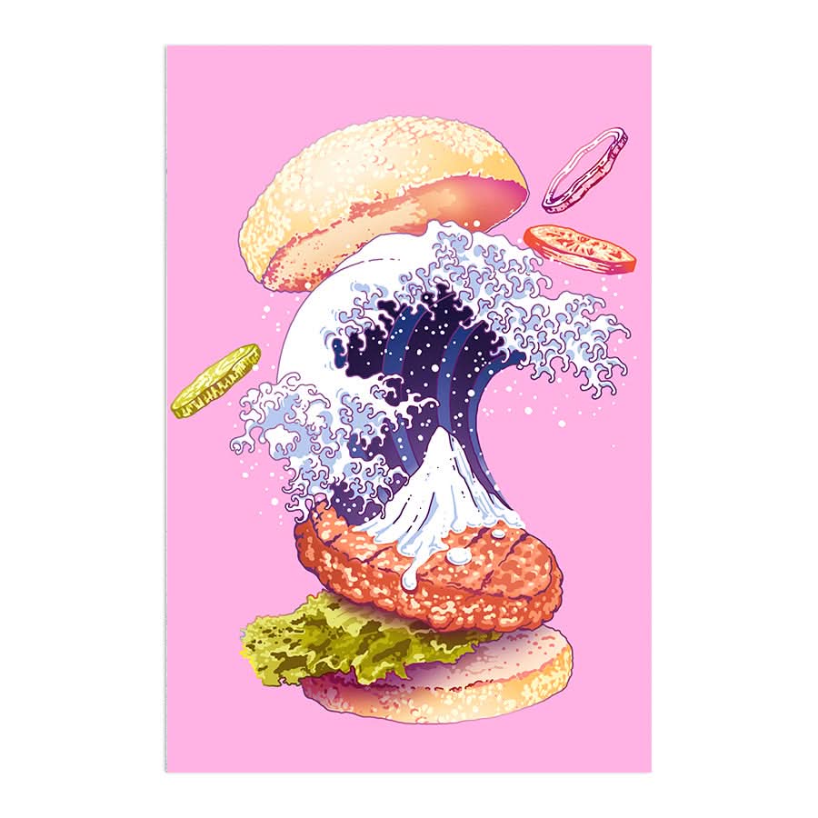Kanagawa Burger by Adam Lawless