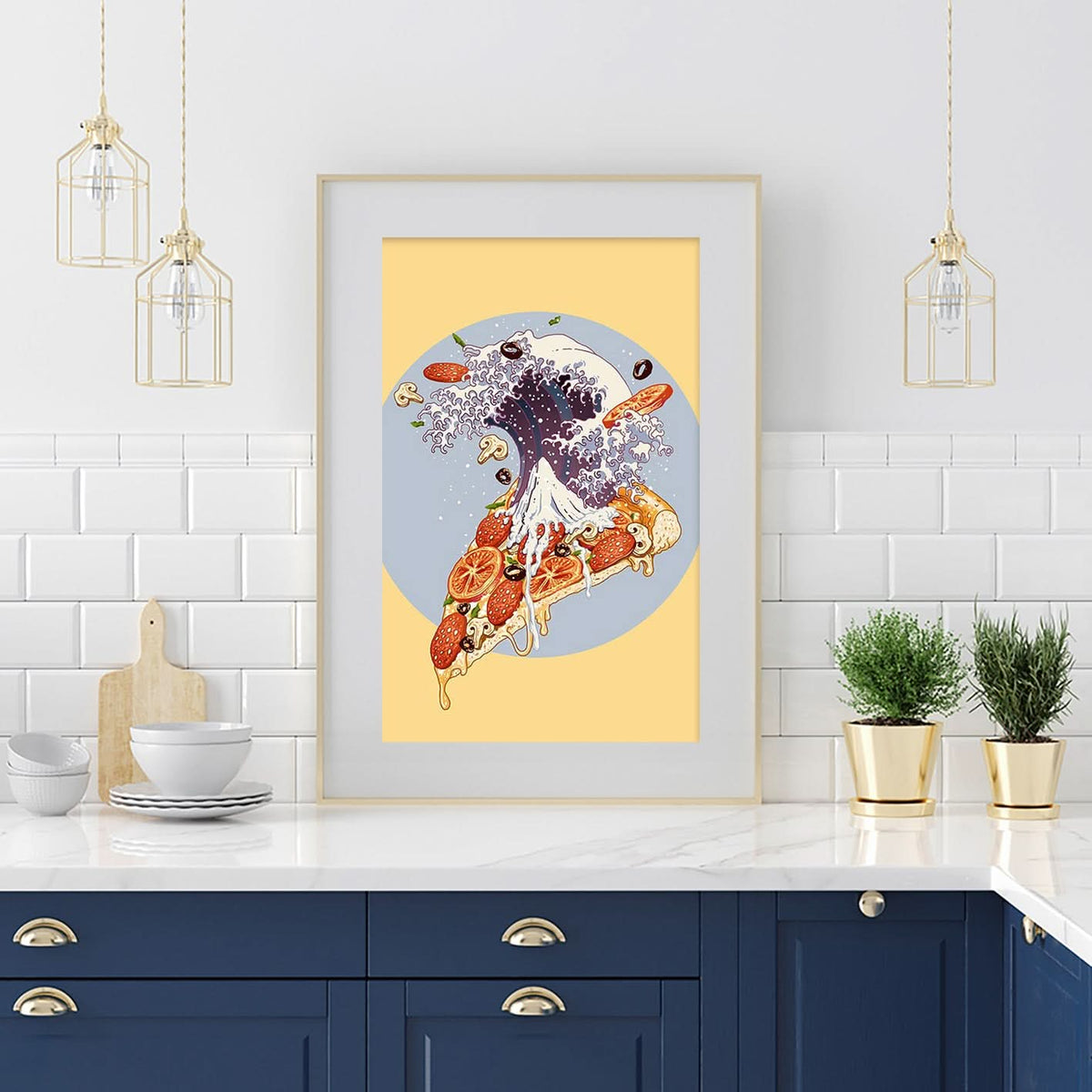 Kanagawa Pizza by Adam Lawless