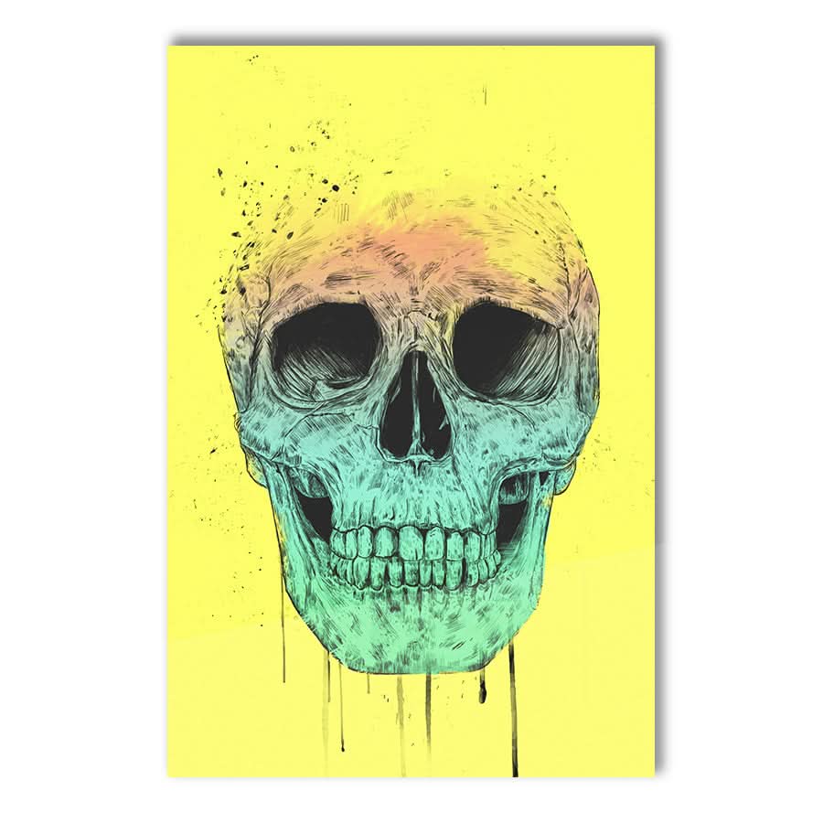 Pop Art Skull by Balazs Solti