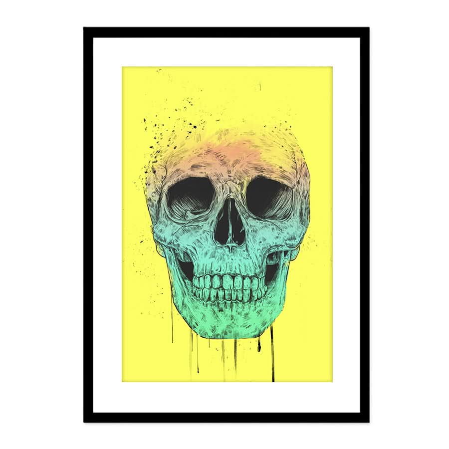 Pop Art Skull by Balazs Solti