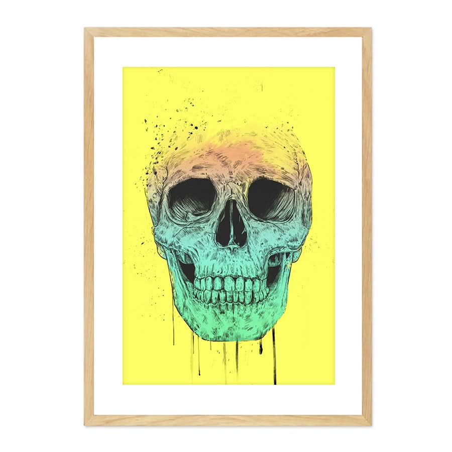 Pop Art Skull by Balazs Solti