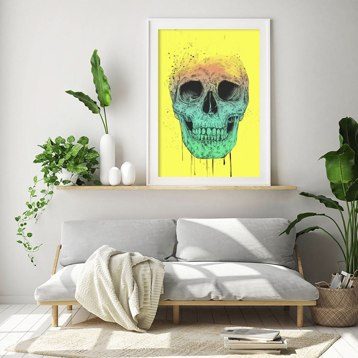 Pop Art Skull by Balazs Solti