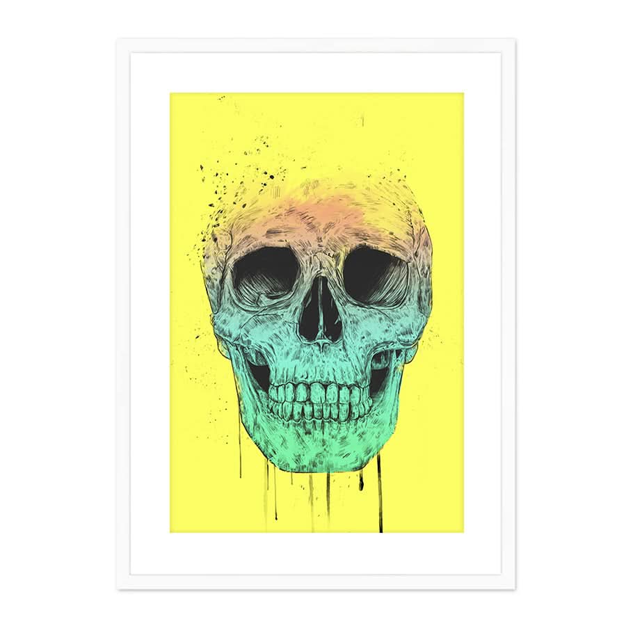 Pop Art Skull by Balazs Solti