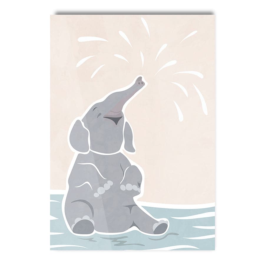 Cute Elephant by Sarah Manovski