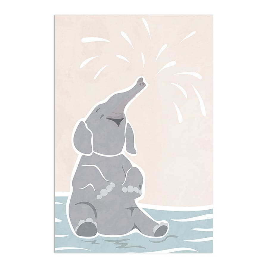 Cute Elephant by Sarah Manovski