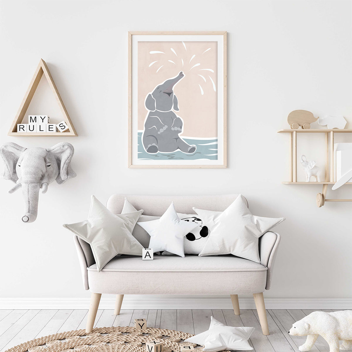 Cute Elephant by Sarah Manovski