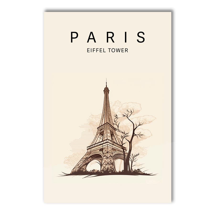 Paris Eiffel Tower by Caz Reason