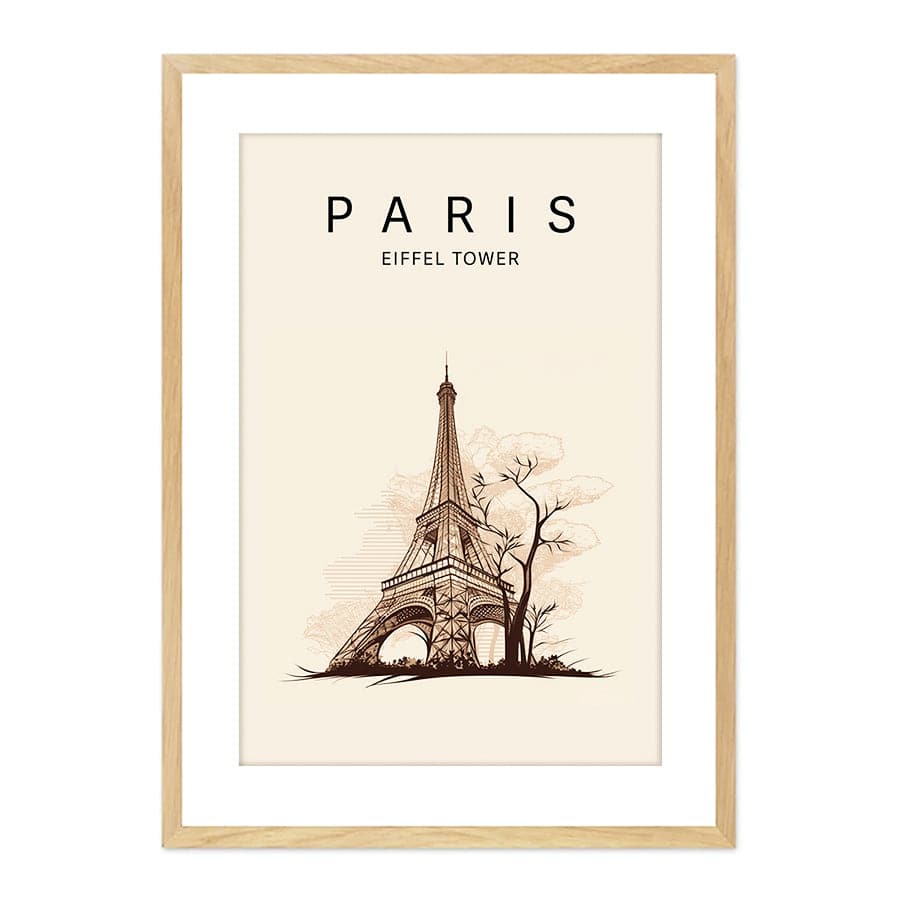 Paris Eiffel Tower by Caz Reason