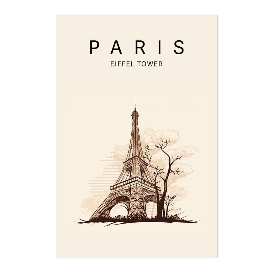 Paris Eiffel Tower by Caz Reason