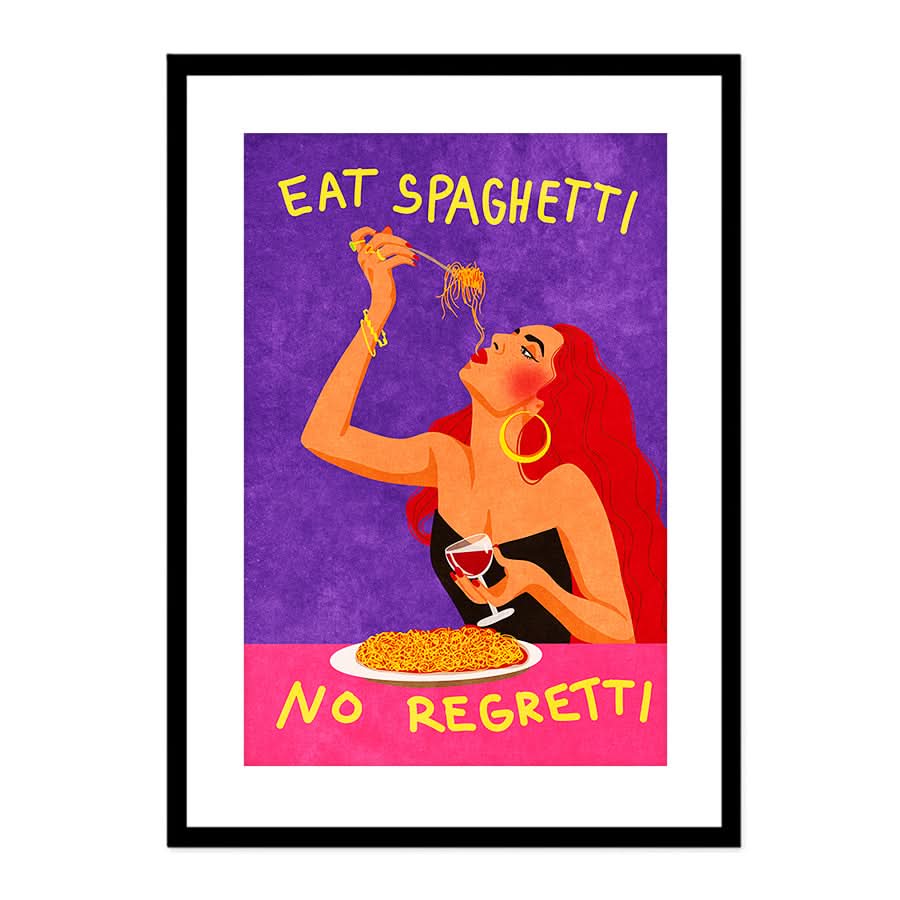 Eat Spaghetti No Regretti by Raissa Oltmanns