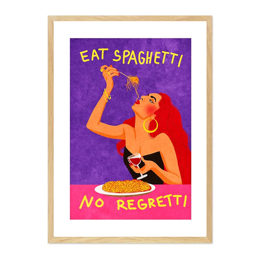 Eat Spaghetti No Regretti by Raissa Oltmanns