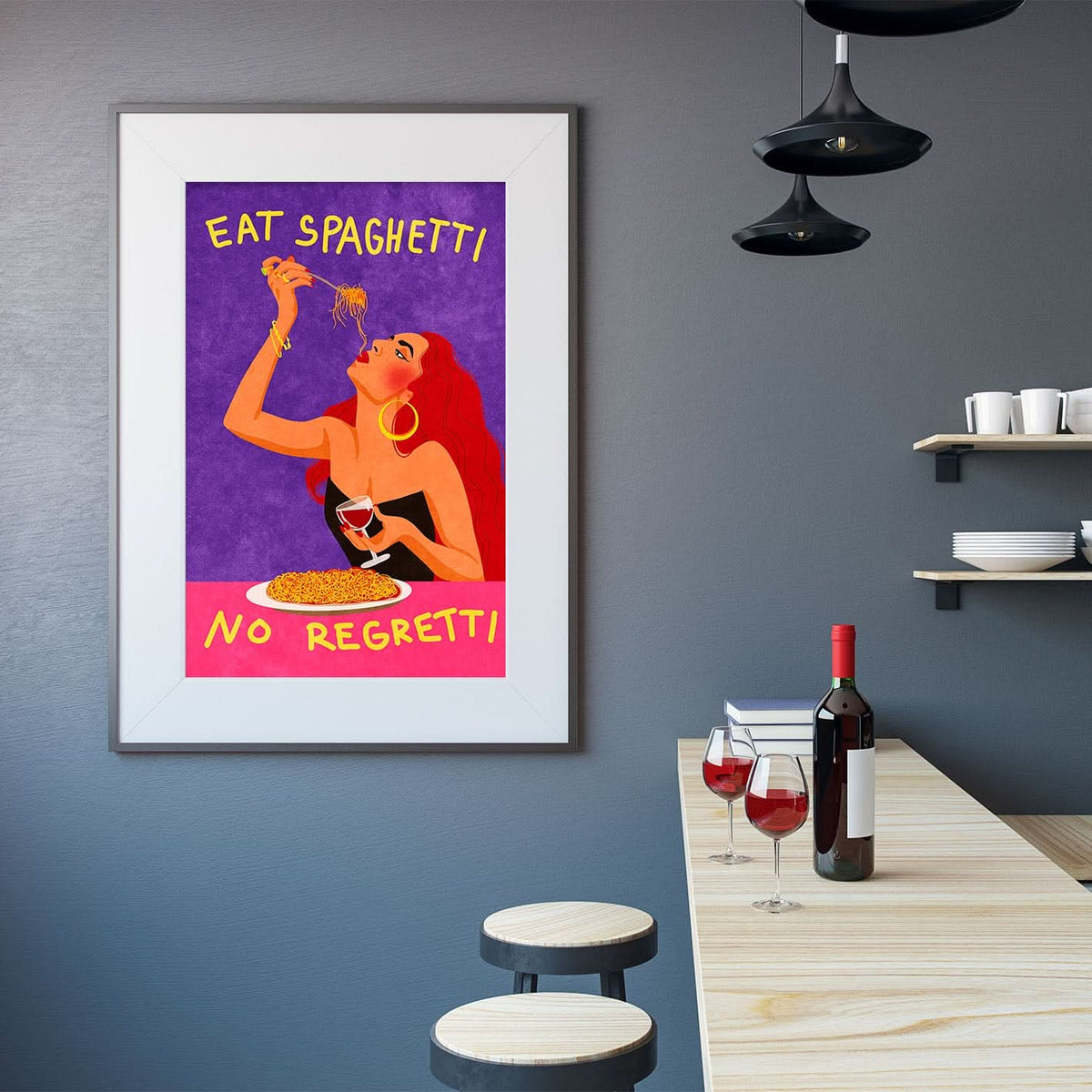 Eat Spaghetti No Regretti by Raissa Oltmanns