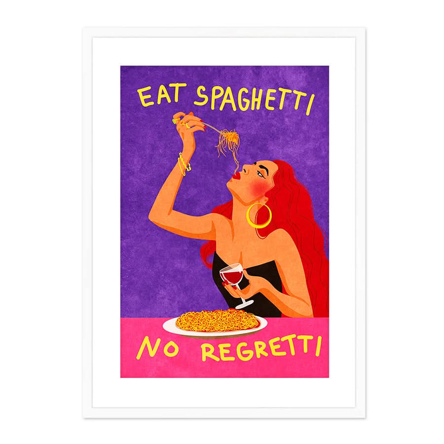 Eat Spaghetti No Regretti by Raissa Oltmanns