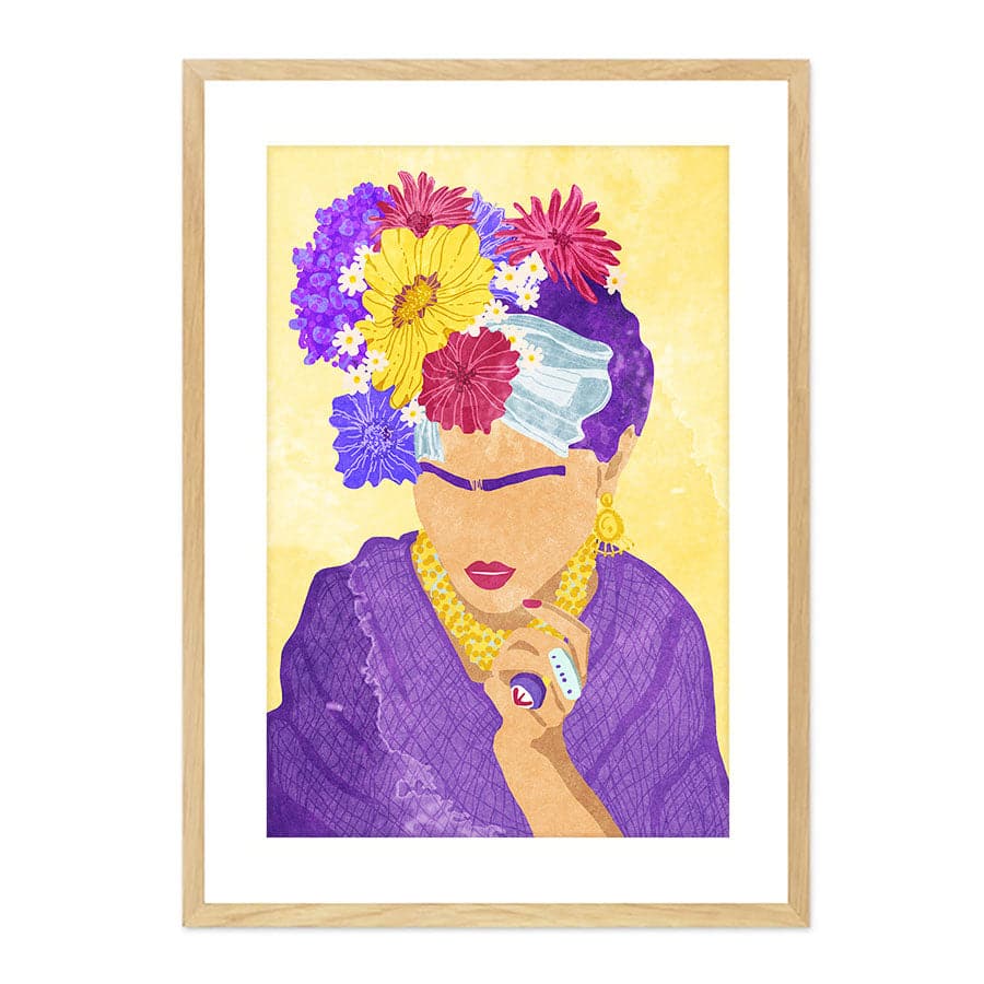 Frida and Flowers by Raissa Oltmanns