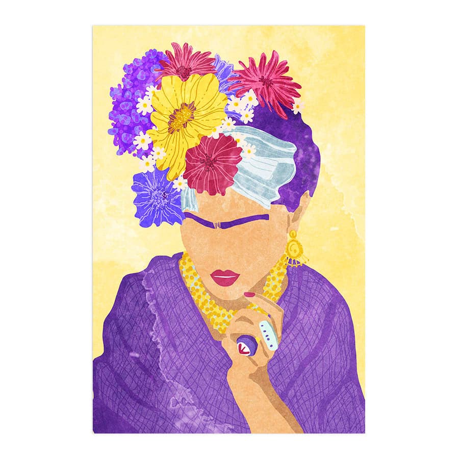Frida and Flowers by Raissa Oltmanns