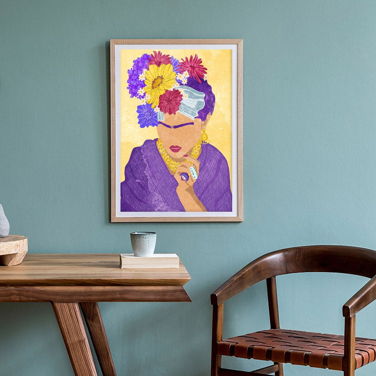 Frida and Flowers by Raissa Oltmanns