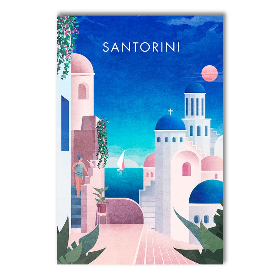 Santorini by Emel Tunaboylu