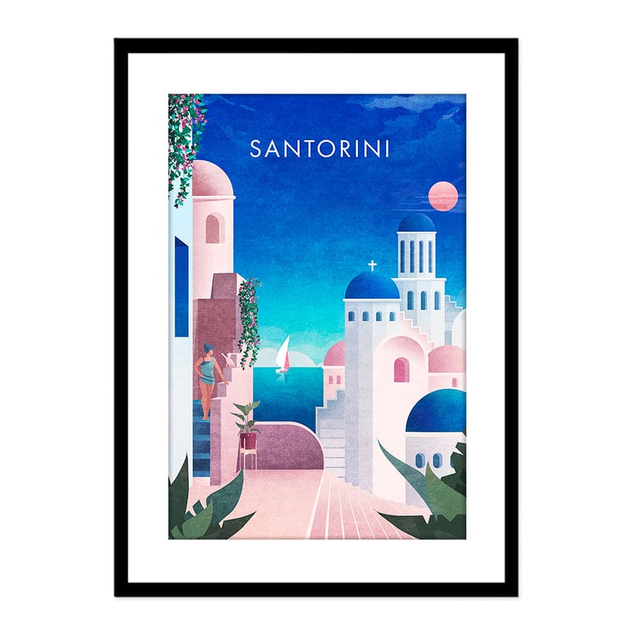 Santorini by Emel Tunaboylu
