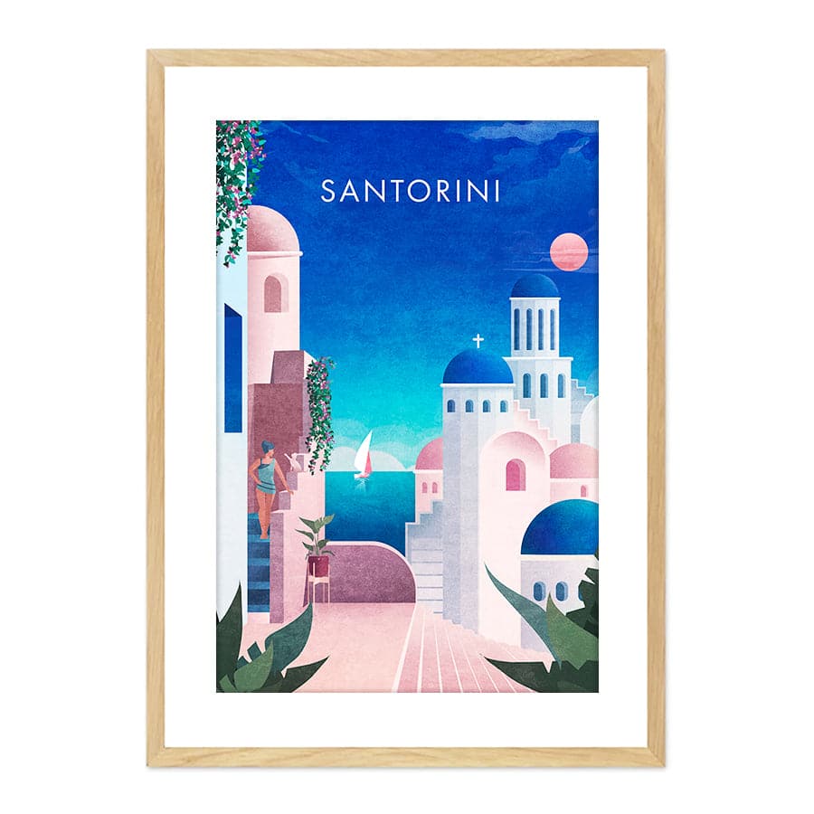 Santorini by Emel Tunaboylu