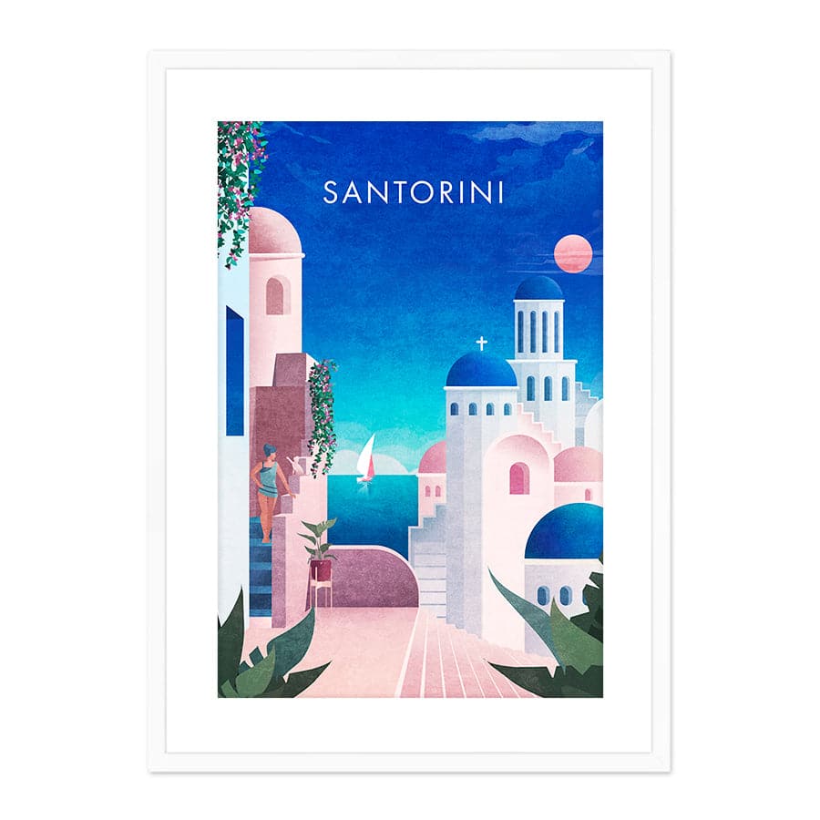 Santorini by Emel Tunaboylu