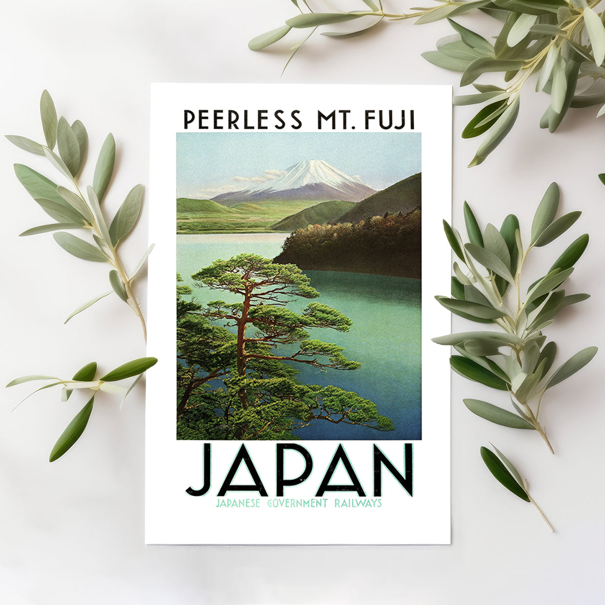 Japan Travel Poster (1930s) by Japanese Government Railways