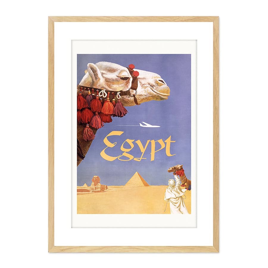 Egypt, Fly Twa (1960) Vintage Poster By David Klein