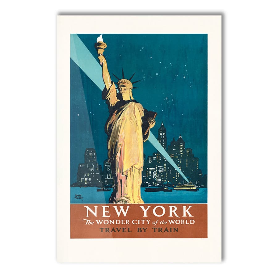 New York the Wonder City of the World (1927) By Adolph Treidler