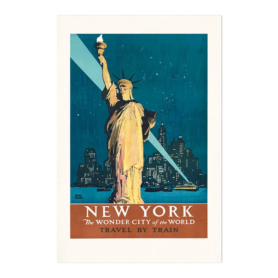 New York the Wonder City of the World (1927) By Adolph Treidler