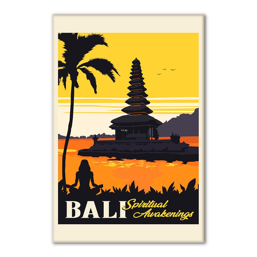 Bali Travel Print by Retrodrome