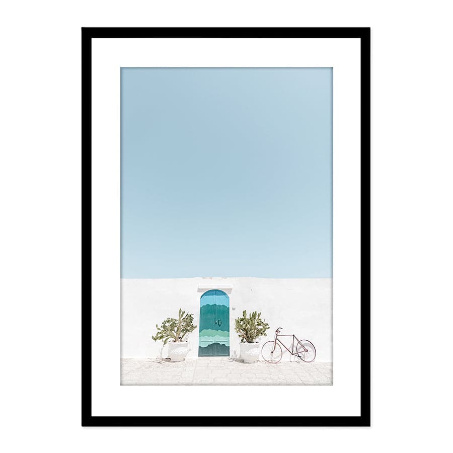 Ostuni Blue Door by Photolovers