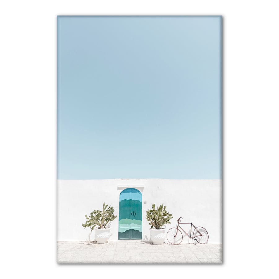 Ostuni Blue Door by Photolovers