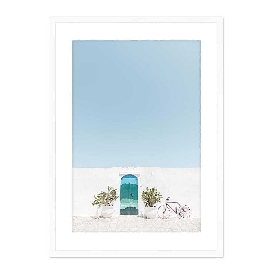 Ostuni Blue Door by Photolovers