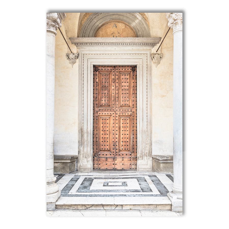 Ancient Brown Door by Photolovers