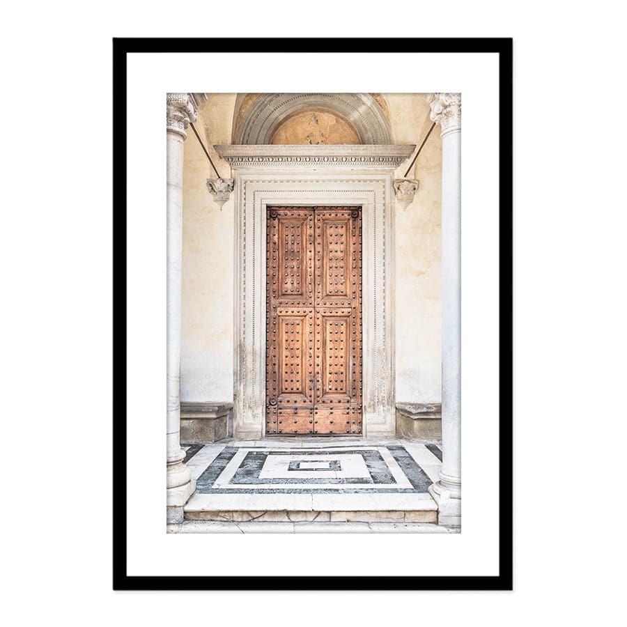 Ancient Brown Door by Photolovers