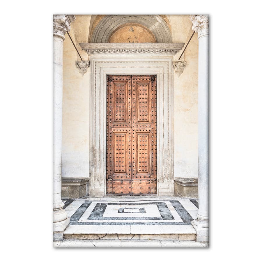 Ancient Brown Door by Photolovers